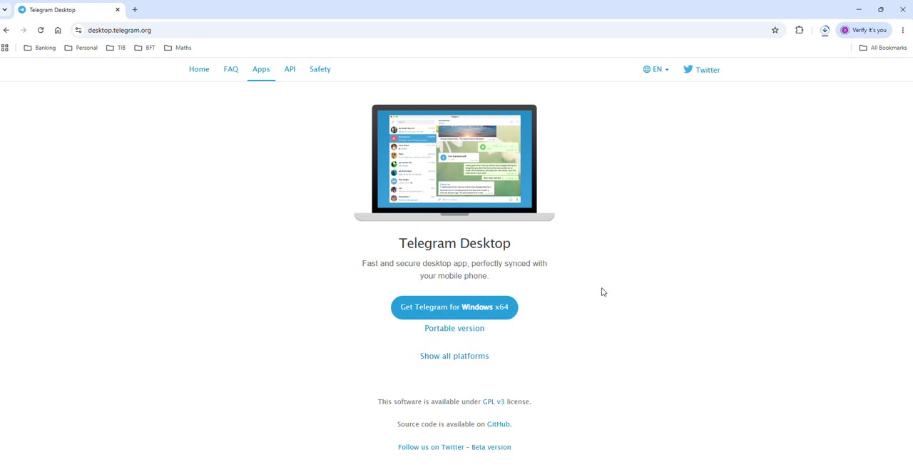 How to download Telegram on desktop